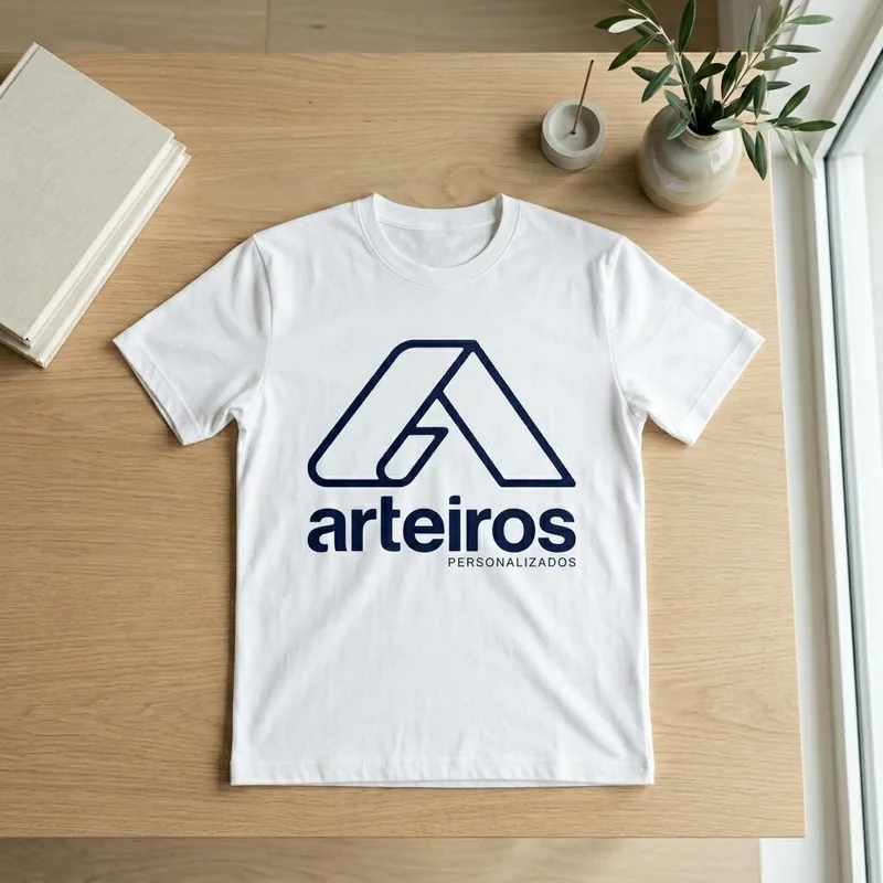 Camisetas brancas personalizadas