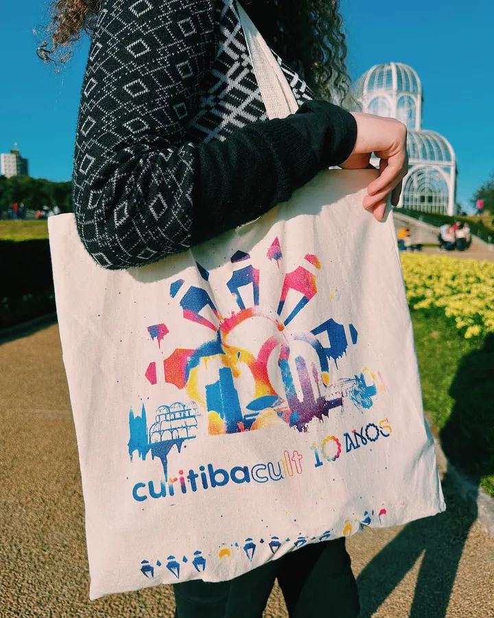 Ecobag personalizada Curitiba Cult 10 anos