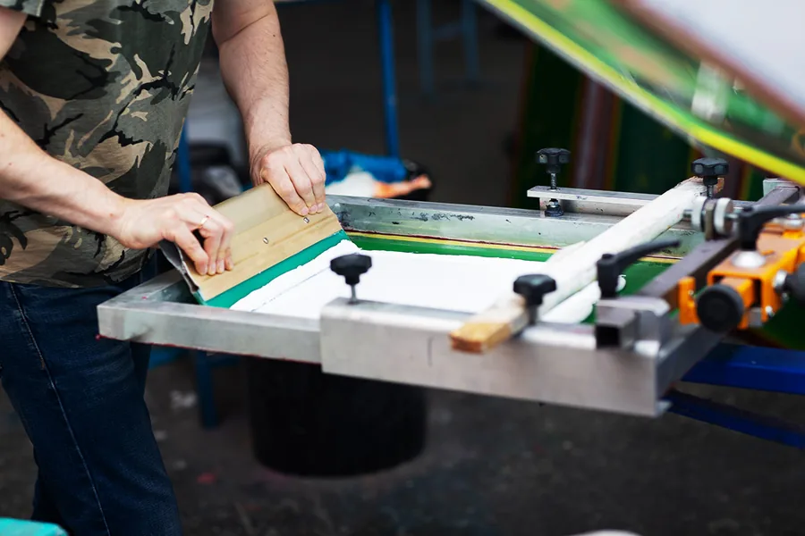 Produção em silk screen de alta qualidade